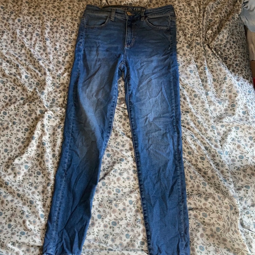 AE hi-rise jeggings